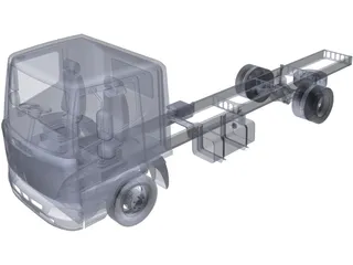 Hino 500 3D Model preview