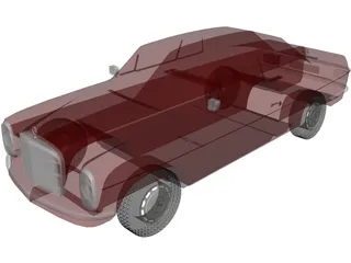 Mercedes-Benz 230 [W114] (1968) 3D Model preview