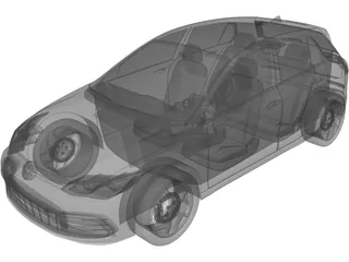 Volkswagen Golf 8 (2020) 3D Model preview