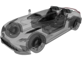 Aston Martin V12 Speedster (2021) 3D Model preview