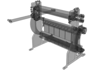 Multi Functional Sheet Metal Machine 3D Model preview