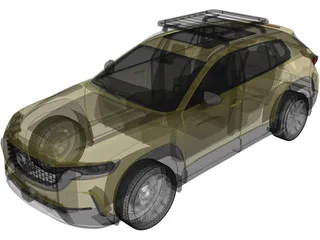 Mazda CX-50 (2024) 3D Model preview