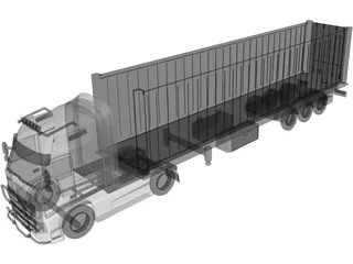 Volvo FH12 3D Model preview