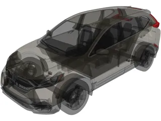 Honda CR-V LX (2021) 3D Model preview