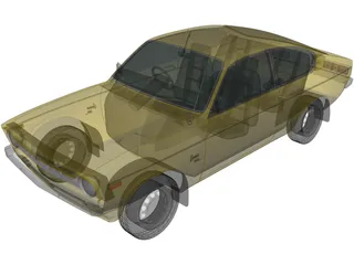 Holden Gemini TX Coupe SL (1977) 3D Model preview