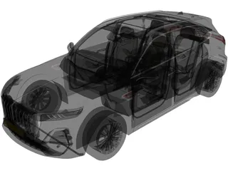 Hongqi HS5 (2024) 3D Model preview