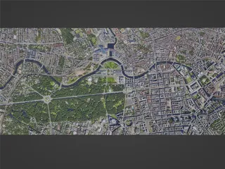 Berlin City, Germany (2023) 3D Model preview