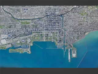 Chicago City, USA (2023) 3D Model preview
