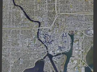 Tampa City, USA (2023) 3D Model preview