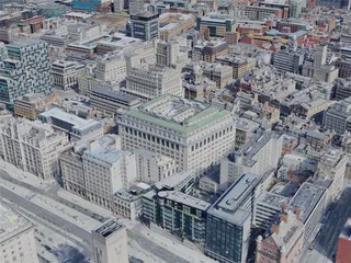 Liverpool City, UK (2023) 3D Model preview