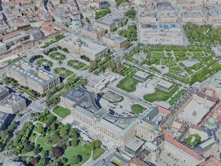 Vienna City, Austria (2023) 3D Model preview