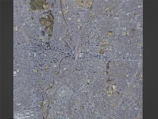 Utsunomiya City, Japan (2022) 3D Model preview