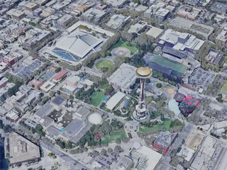 Seattle City, USA (2022) 3D Model preview