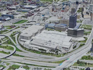 Detroit City, USA (2023) 3D Model preview