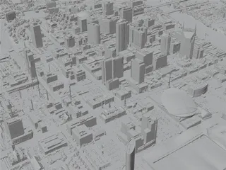 Nashville City, USA (2022) 3D Model preview