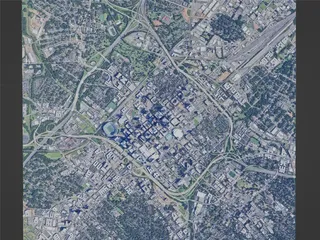 Charlotte City, NC, USA (2023) 3D Model preview