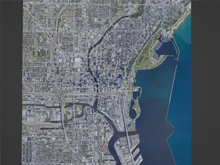 Milwaukee City, USA (2022) 3D Model preview