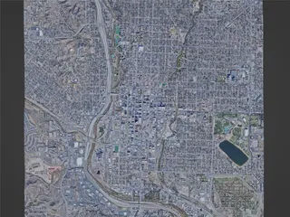 Colorado Springs City, USA (2022) 3D Model preview