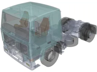 Volvo F-12 3D Model preview