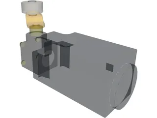 Roller Contact Switch 3D Model preview
