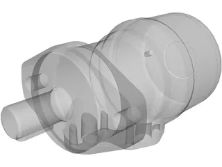 Hydraulic Motor OMR 100 3D Model preview