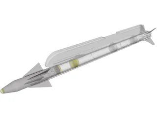 AIM-9X Sidewinder 3D Model preview