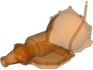 Chevrolet Turbo 350 Transmission 3D Model preview