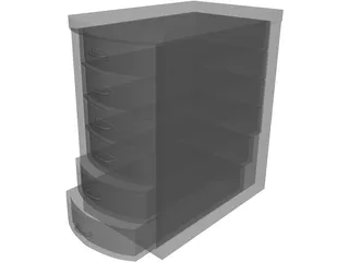 Cabinet 3D Model preview