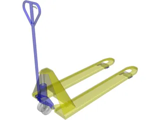 Pallet Truck 3D Model preview