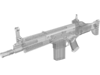 FN SCAR 3D Model preview