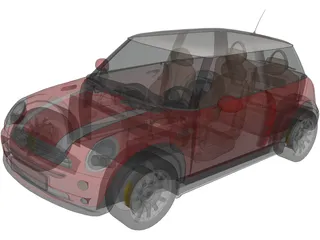 Mini Cooper 3D Model preview