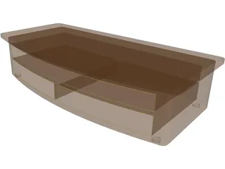 Video Rack 3D Model preview