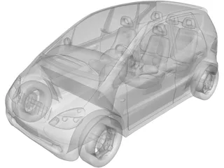 Mercedes-Benz A-class 3D Model preview
