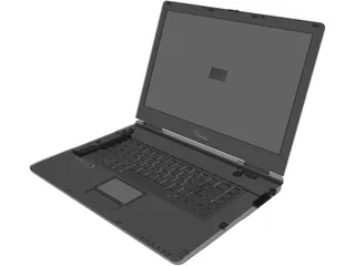 Fujitsu Siemens Amilo 1705 Laptop 3D Model preview