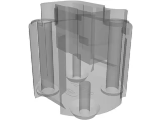 G9 Socket for Lamps 3D Model preview