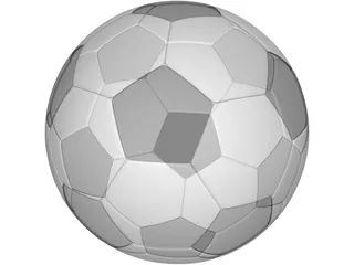 Soccer Ball 3D Model preview