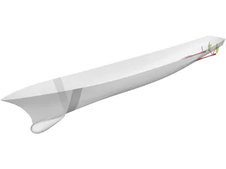 DTMB 5415 Model Naval Combatant 3D Model preview