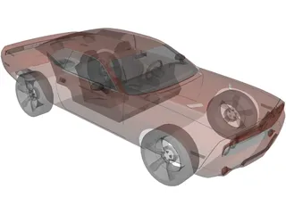 Dodge Challenger (2009) 3D Model preview