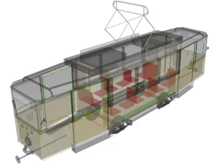 TRAM 1945 3D Model preview