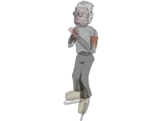 Ice Hockey Referee 3D Model preview