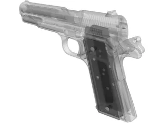 M1911A1 3D Model preview