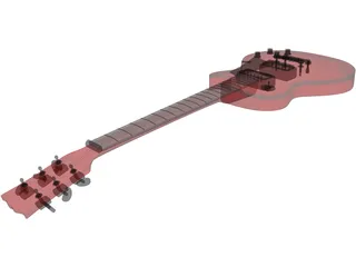 Gibson Les Paul Guitar 3D Model preview