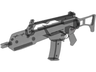 Heckler&Koch G36C 3D Model preview