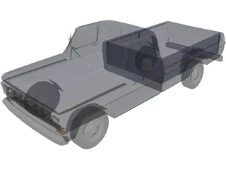 Ford Pickup (1977) 3D Model preview