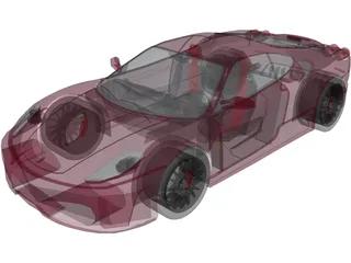 Ferrari F430 3D Model preview