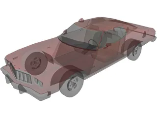 Ford Gran Torino 3D Model preview