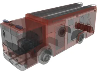 Mercedes-Benz Econic Hannover 3D Model preview