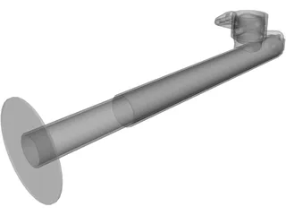 Trailer Jack 3D Model preview
