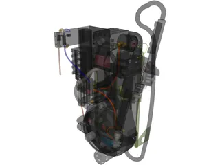 Ghost busters proton pack 3D Model preview