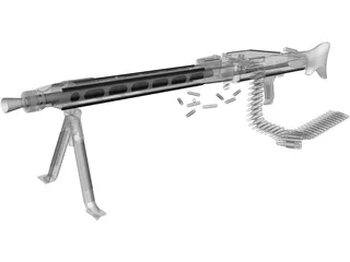 MG 42 3D Model preview